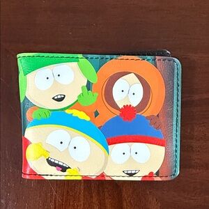 Buckle -Down Comedy Central Wallet Bifold South Park Boys Group Vegan Leather